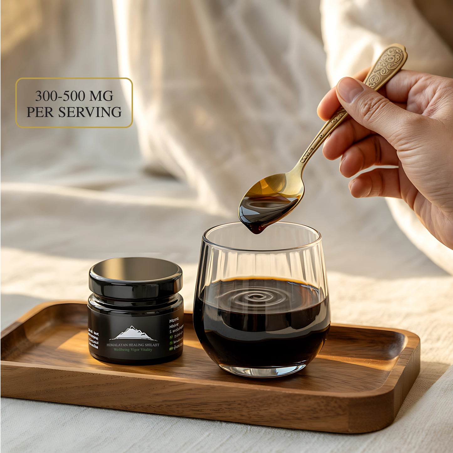 Pure Himalayan Shilajit Resin 30Gram (Includes Free Spoon)
